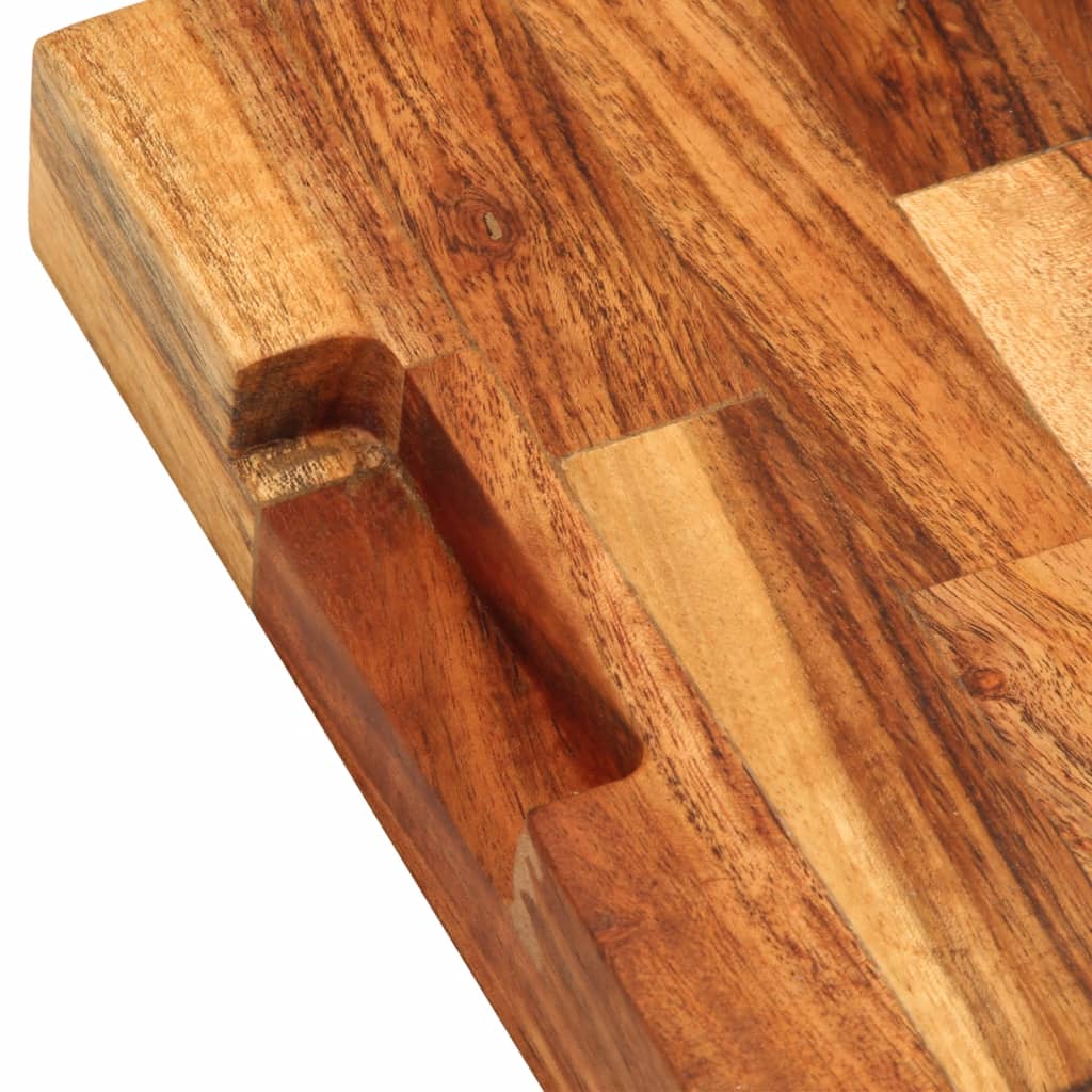 Schneidebrett 42x30x4 cm Massivholz Akazie
