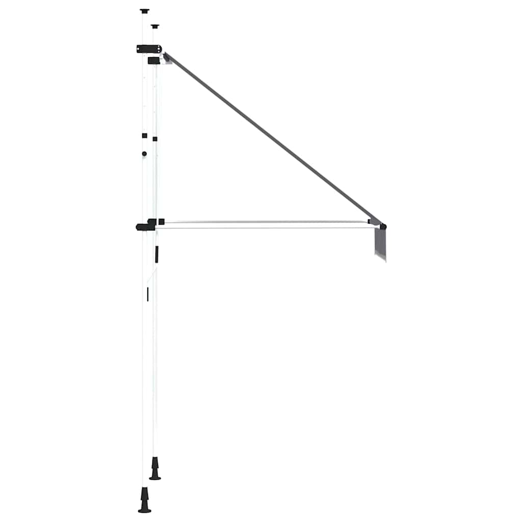 Einziehbare Markise Handbetrieben 150 cm Anthrazit