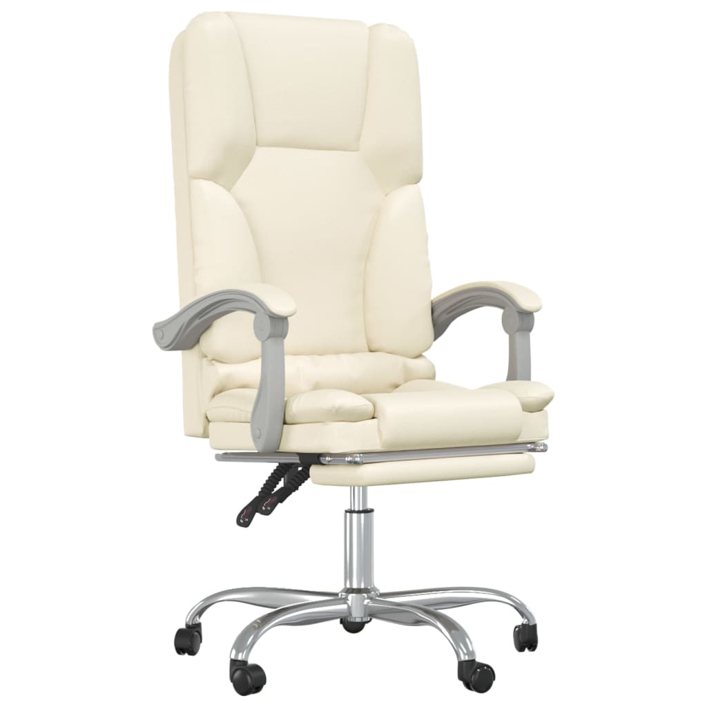 Bürostuhl mit Massagefunktion Schwarz Kunstleder