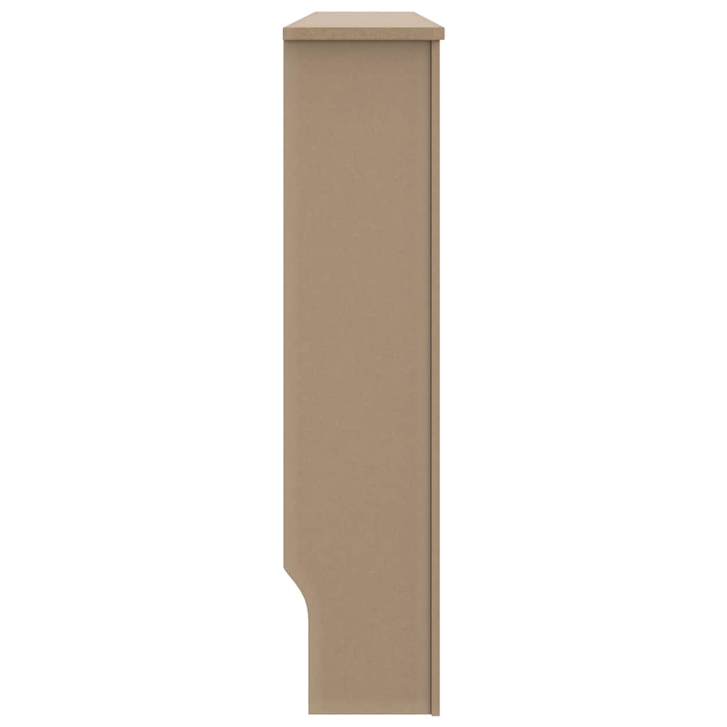 Heizkörperabdeckung Weiß 112×19×81,5 cm MDF