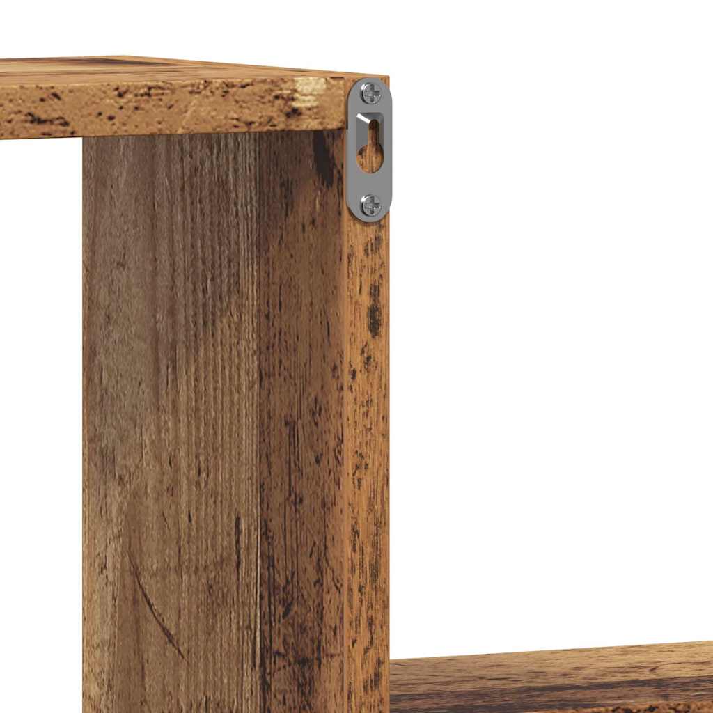 Wandregale 2 Stk. Weiß 100x15x20 cm Holzwerkstoff