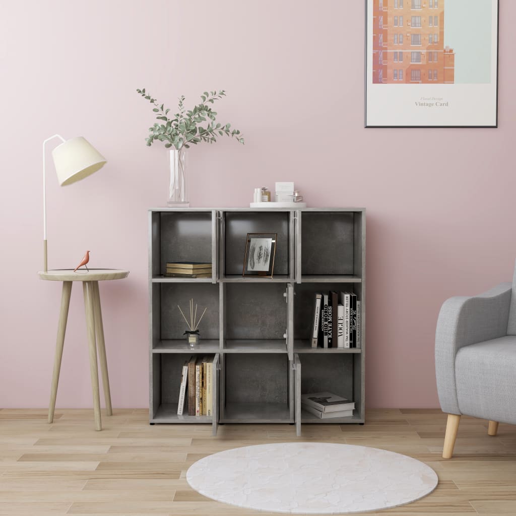 Bücherregal Weiß 90x30x90 cm Holzwerkstoff