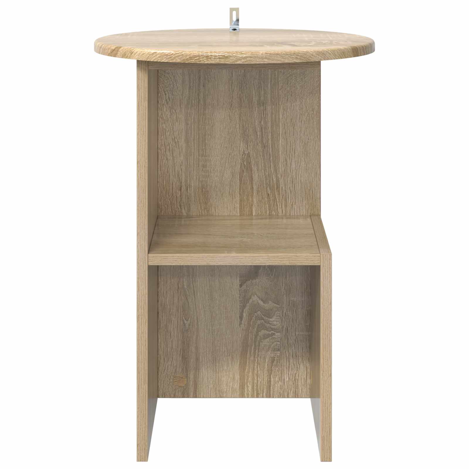 Beistelltisch Weiß Ø 39,5 x 55 cm Holzwerkstoff