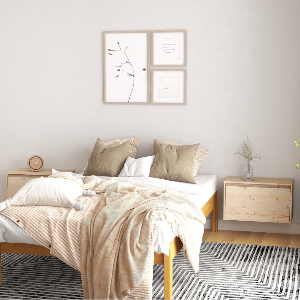Wandschrank 60x30x35 cm Massivholz Kiefer