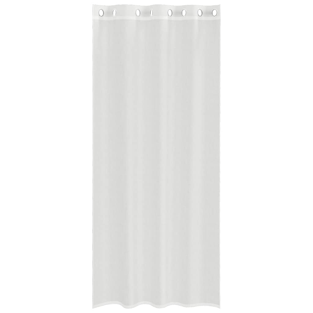 Voile Vorhänge mit Ösen 2 Stk. Apfelgrün 140x140 cm