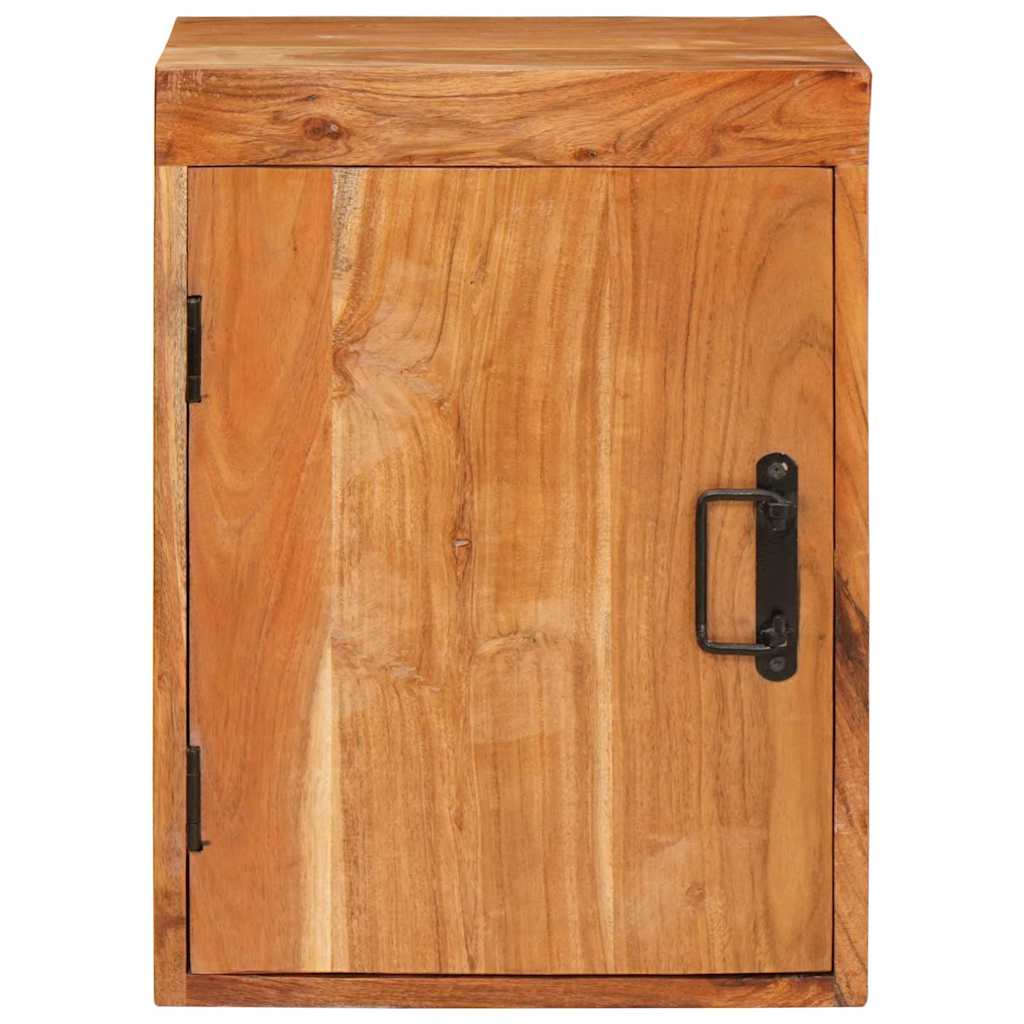 Nachttisch Braun 35 x 33 x 48 cm Massivholz Mango