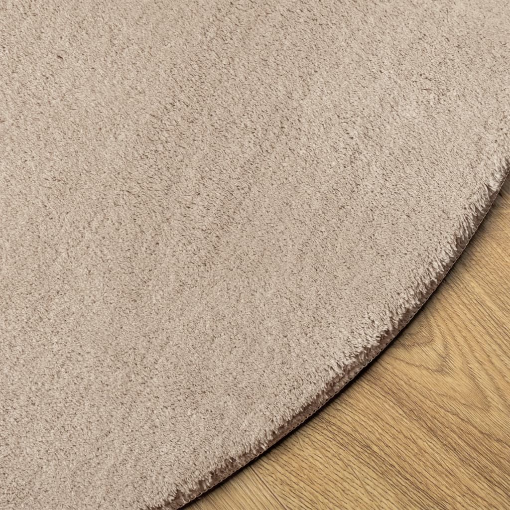 Teppich HUARTE Kurzflor Weich und Waschbar Anthrazit 60x110 cm