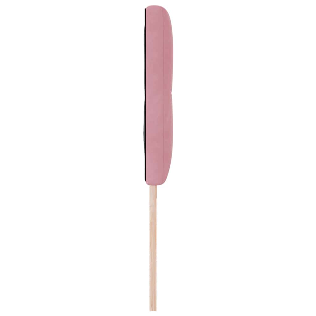 Kopfteil Hellgrau 80 cm Samt
