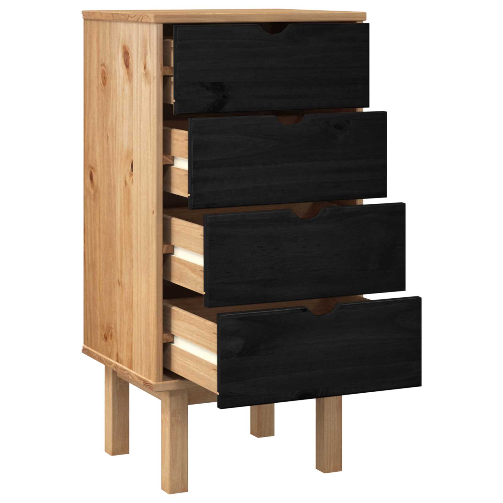Schubladenschrank OTTA 45x39x90 cm Massivholz