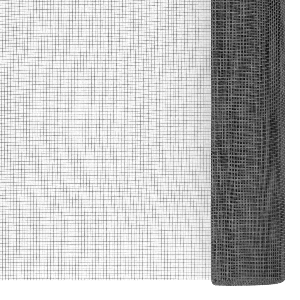 Fiberglas Mesh-Rolle Insektenschutzgitter Tür/Fenster 100 x 500 cm schwarz