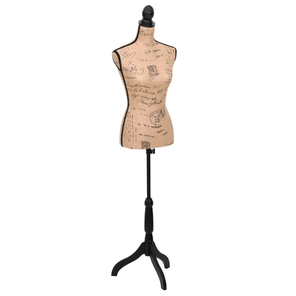 Damenbüste Schneiderpuppe Büste Torso Angezogen Mannequin Schwarz