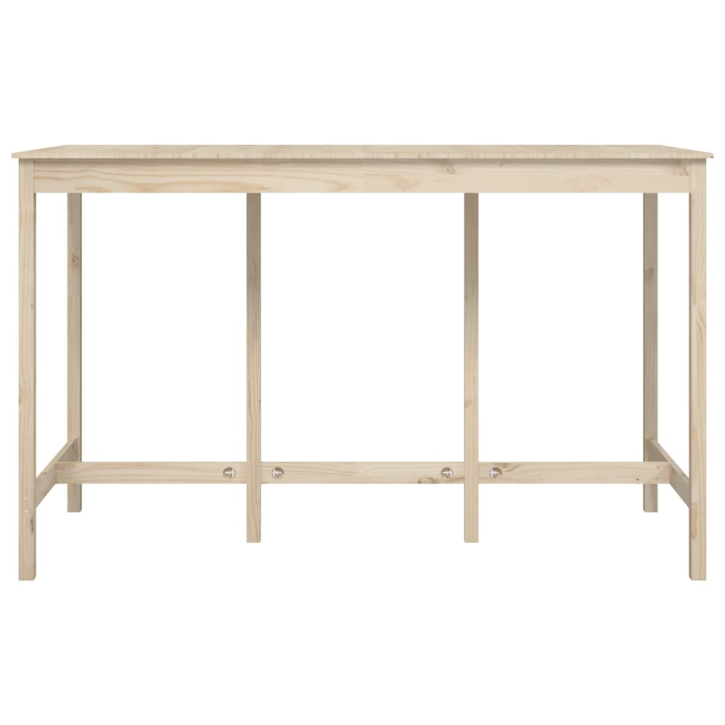 Bartisch Honigbraun 140x80x110 cm Massivholz Kiefer