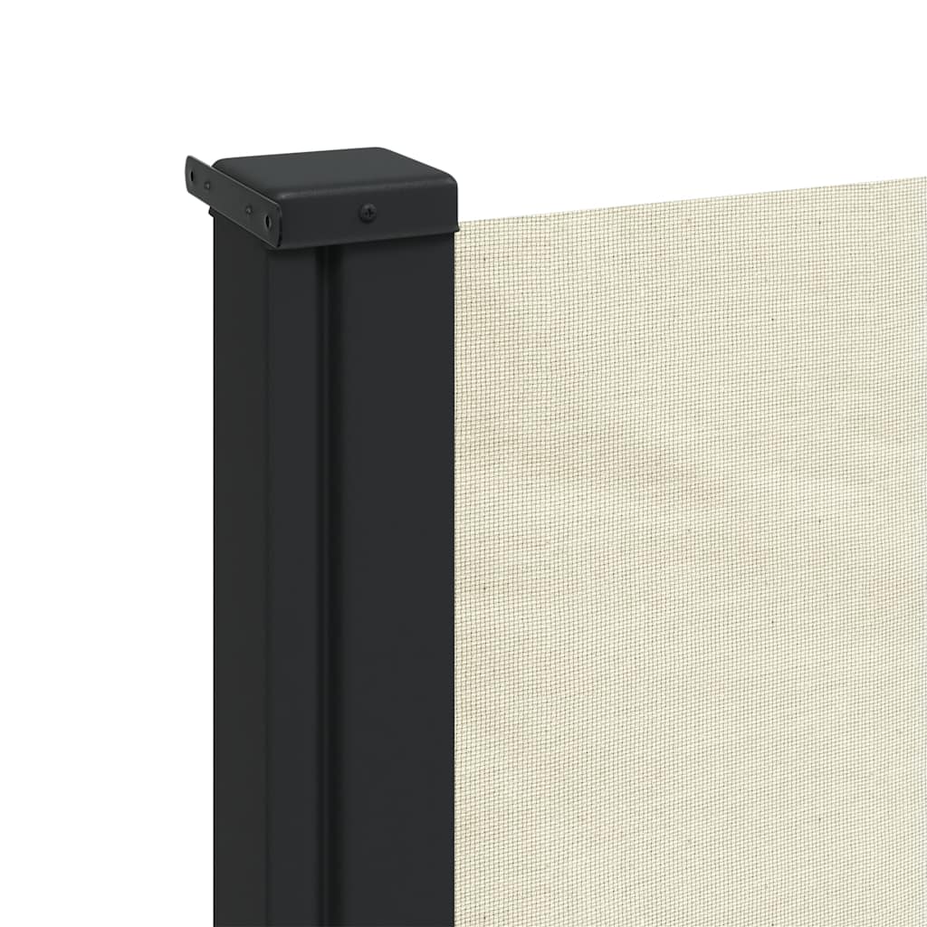 Seitenmarkise Ausziehbar Schwarz 100x300 cm