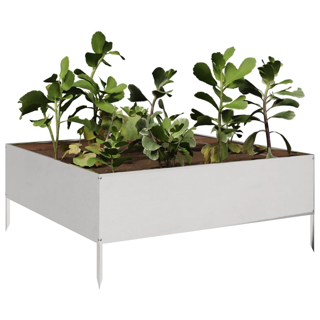 Hochbeet 100x100x18,5 cm Cortenstahl
