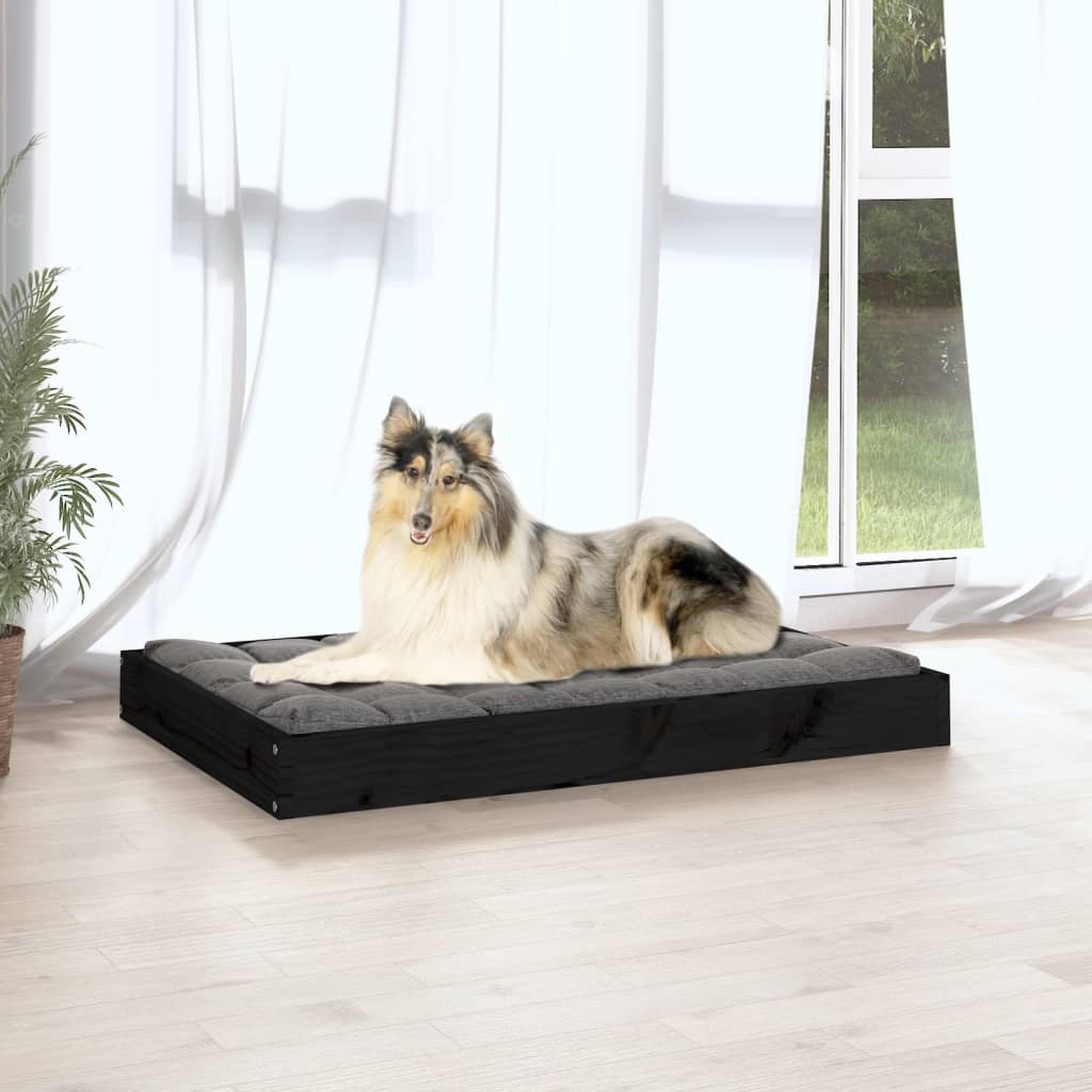 Hundebett 51,5x44x9 cm Massivholz Kiefer