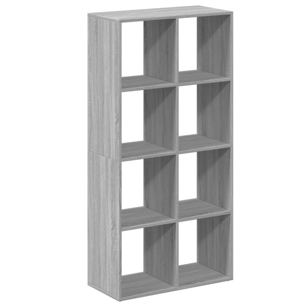Bücherregal Weiß 137,5x29x137,5 cm Holzwerkstoff