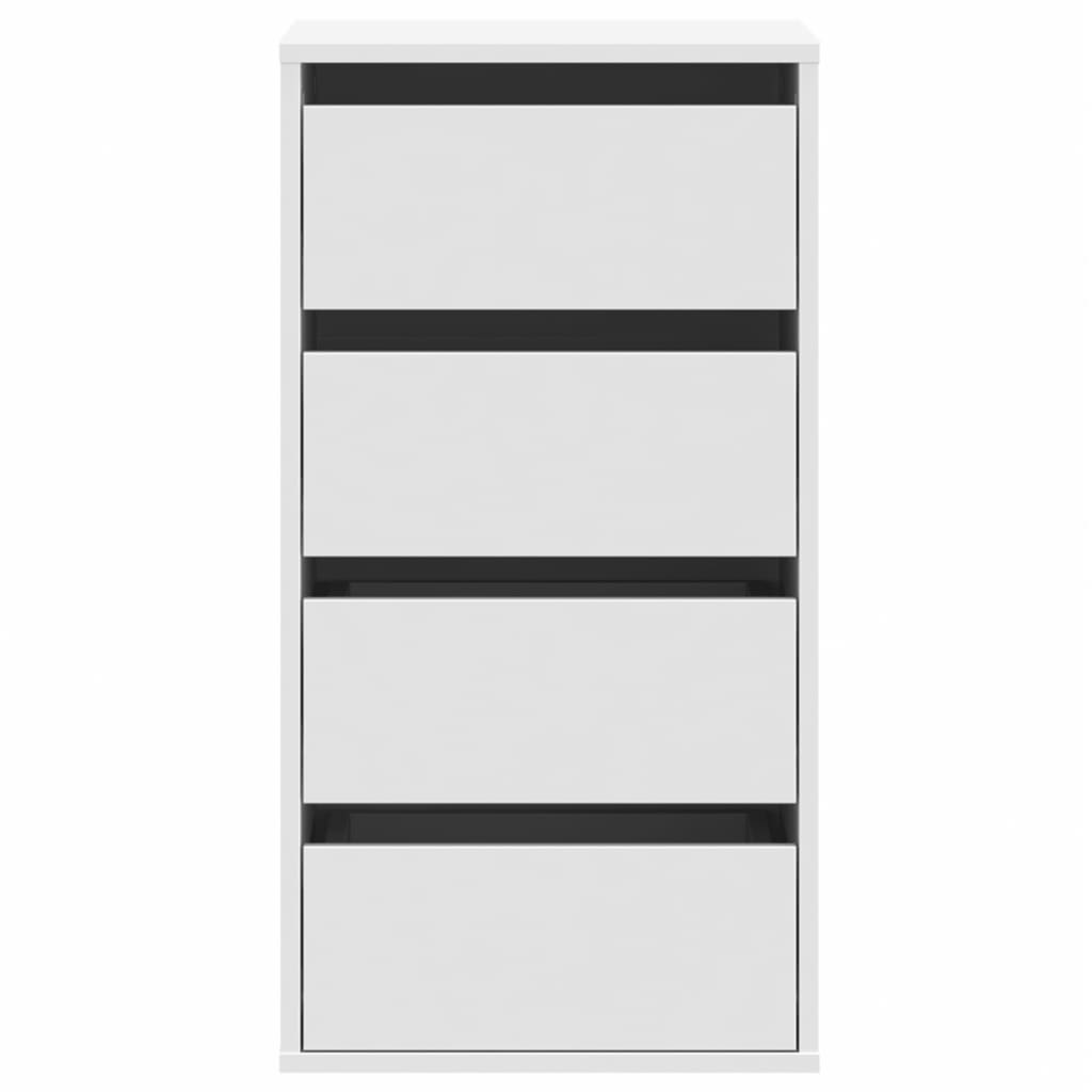 Schubladenschrank Schwarz Eichen-Optik 41 x 40 x 58 cm