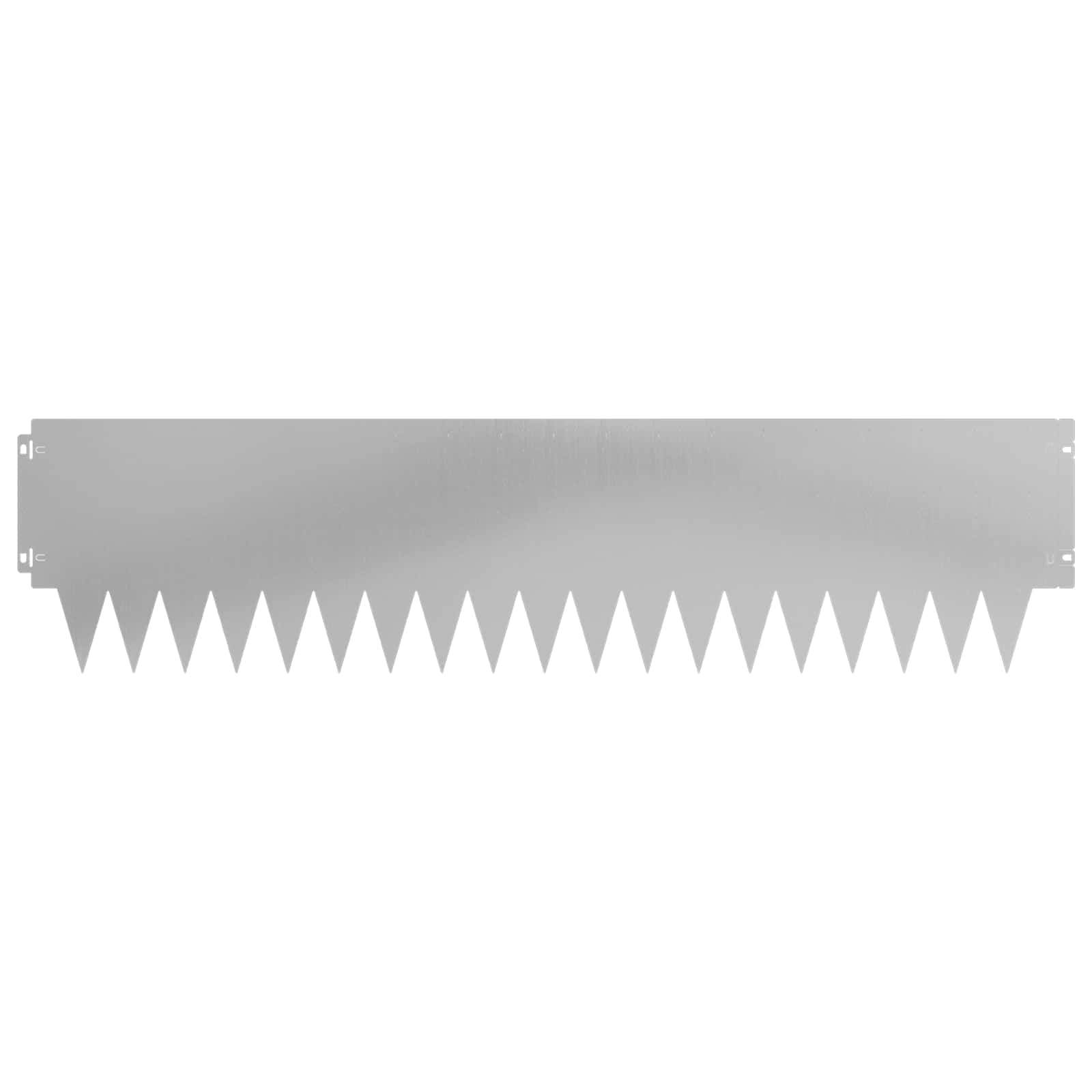 Raseneinfassung 10 pcs Länge Höhe 103 x 15 cm Stahl Schwarz