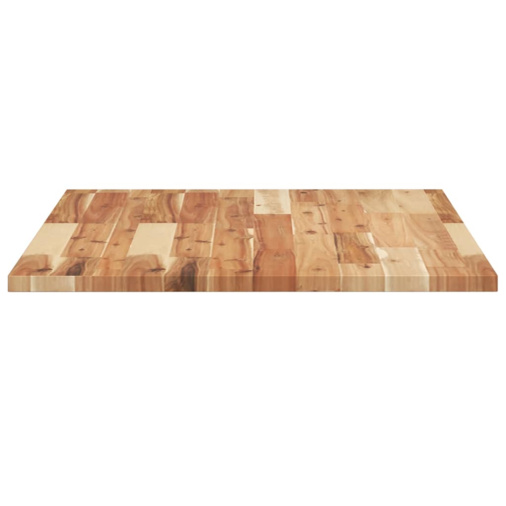 Tischplatte Rechteckig 60x50x2 cm Massivholz Akazie