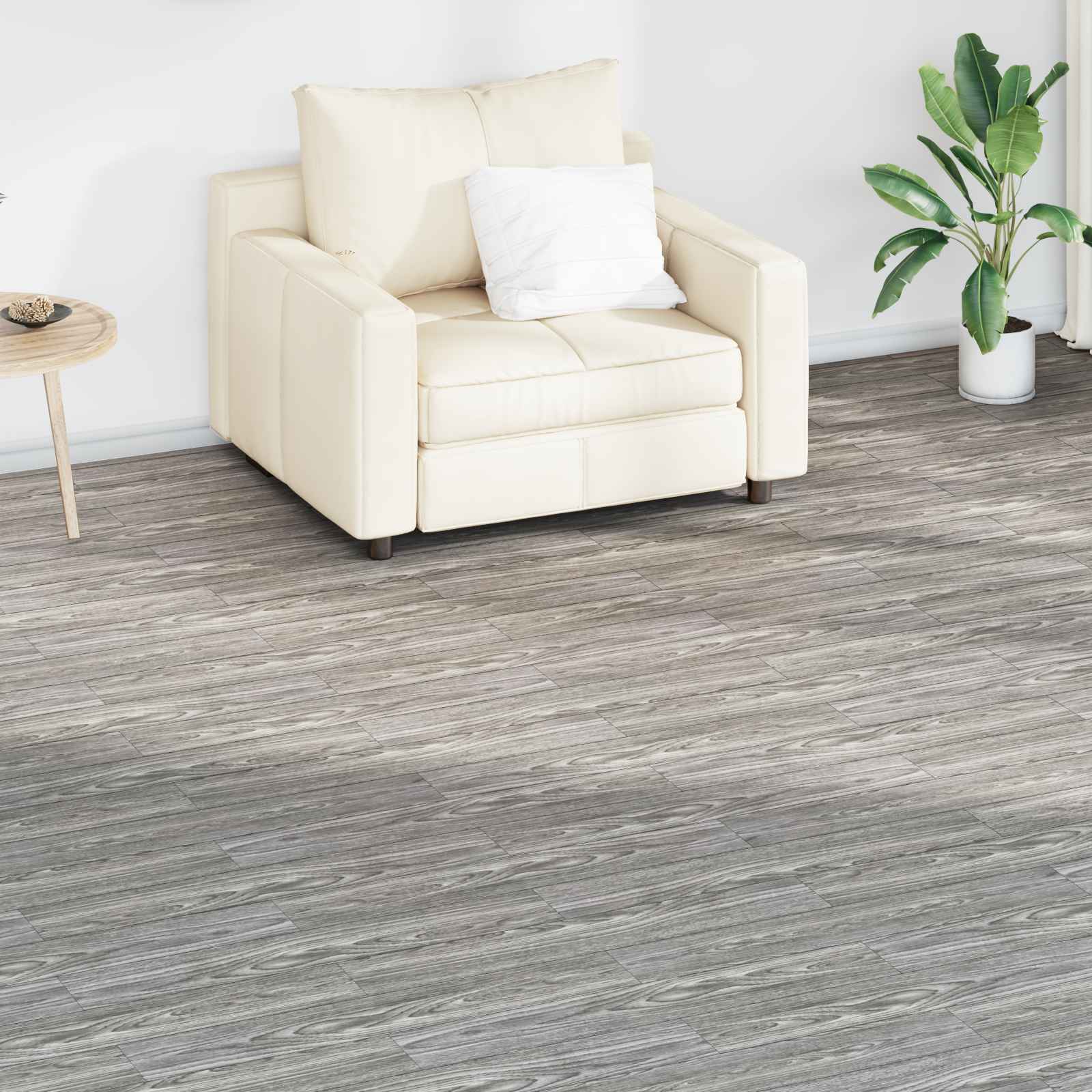 Bodenplanken 36 pcs Walnussbraun 5,02 m² PVC