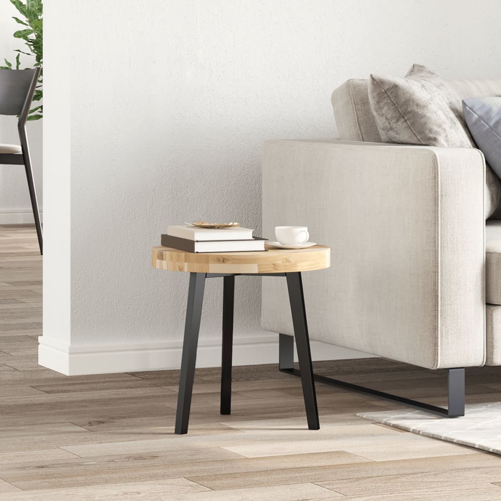 Tischplatte Rund Ø40x2 cm Massivholz Akazie