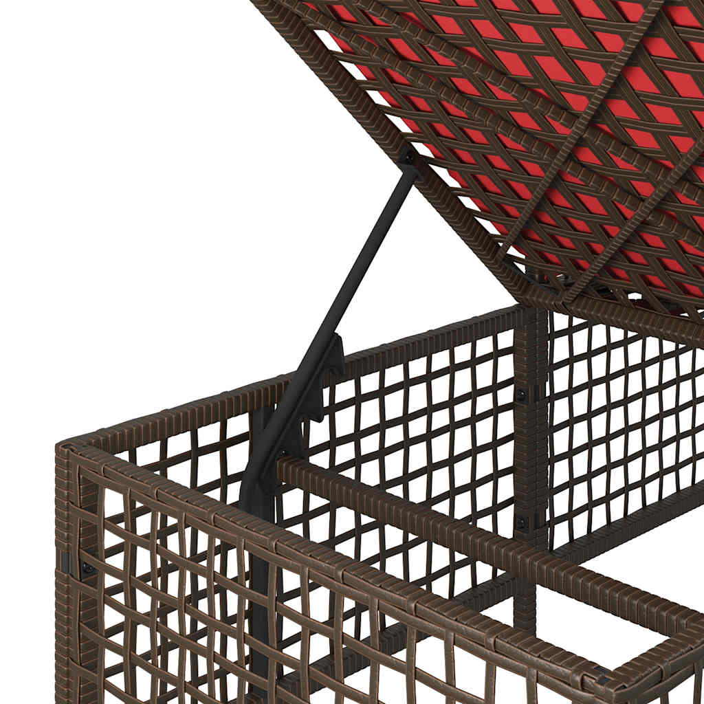3-teiliges Ecksofa-Set für den Garten mit Kissen, grau, Polyrattan