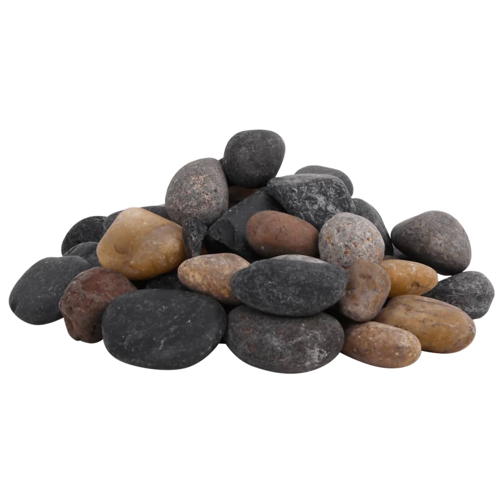 Polierte Kiesel 10 kg Mehrfarbig 2-5 cm