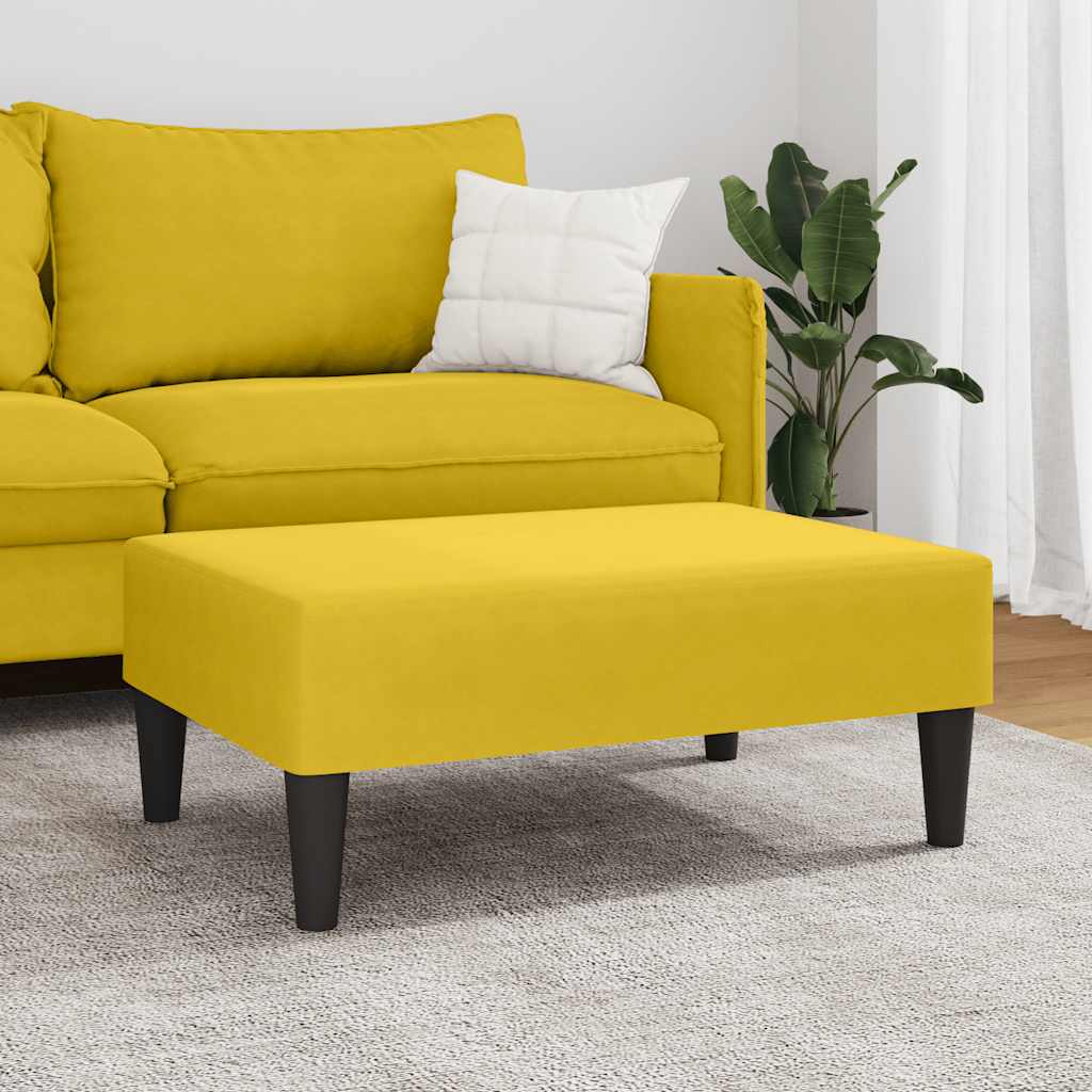 Fußhocker Blau 77x55x31 cm Samt