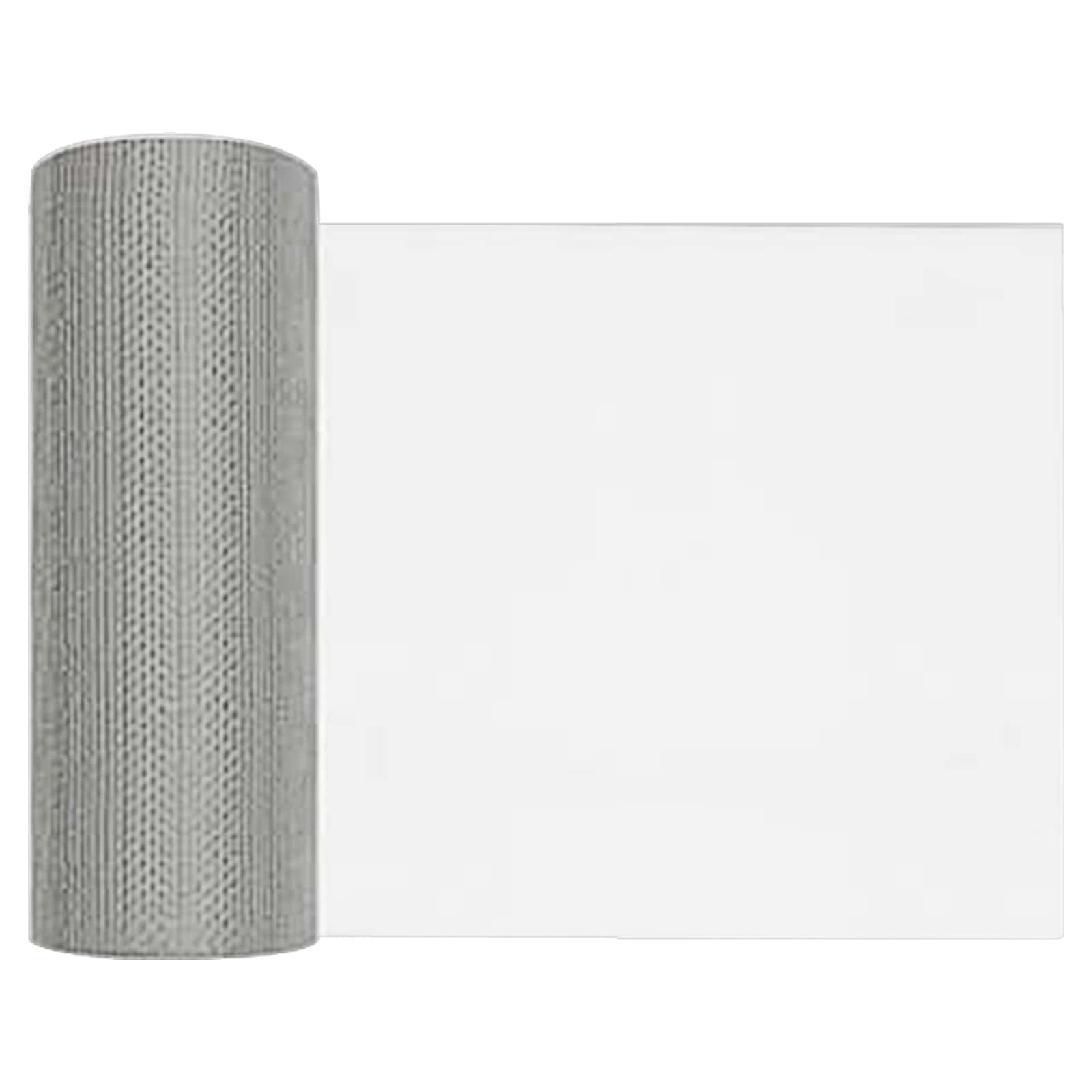 Drahtzäune 100 x 500 cm Mesh Edelstahl 201 Silber