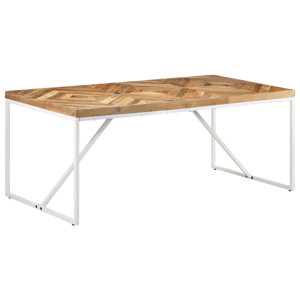 Esstisch 140x70x76 cm Massivholz Akazie und Mango