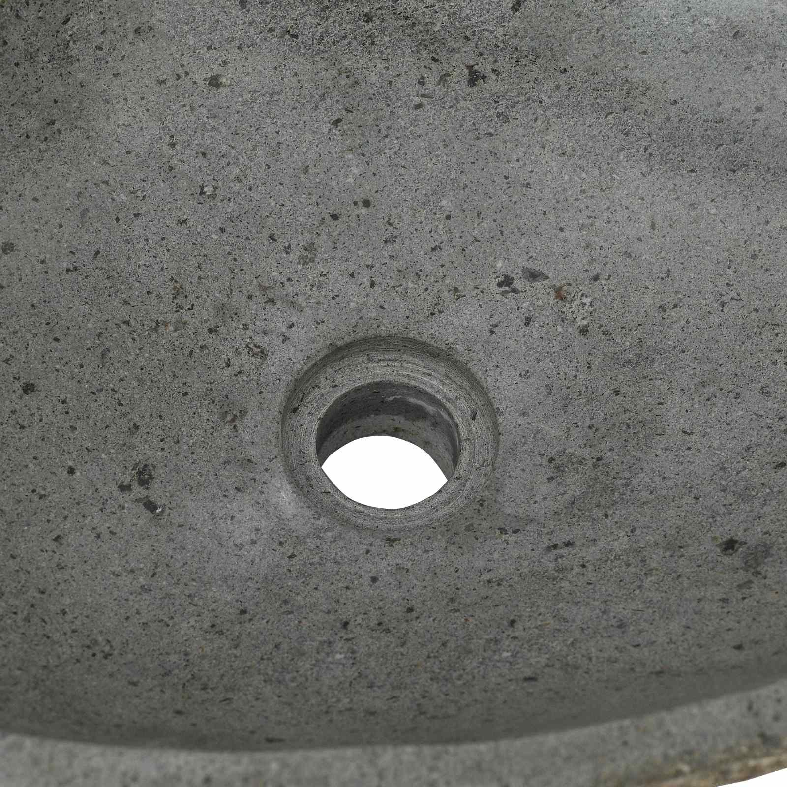Flusssteinwaschbecken Hellgrau (30-37) x (25-30) x 12 cm