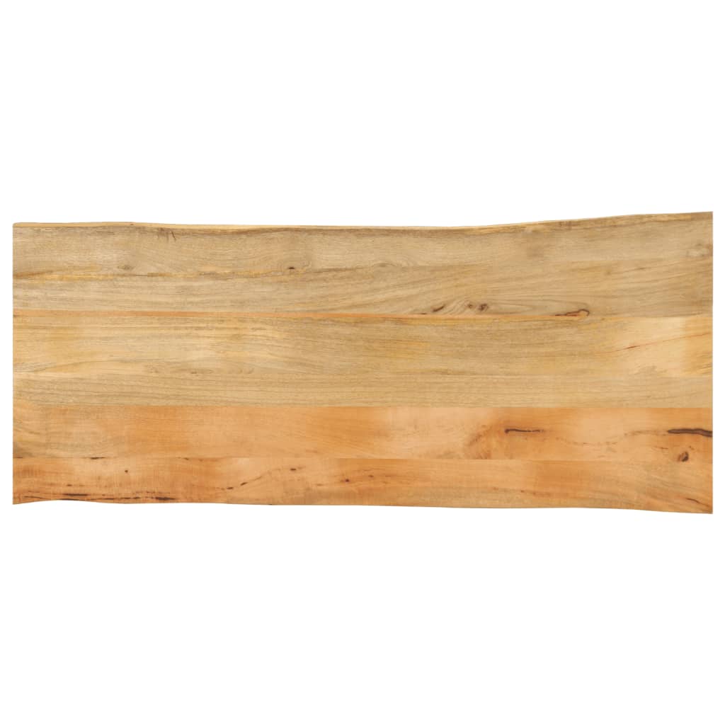 Tischplatte 40x40x2,5 cm Rechteckig Massivholz Akazie Baumkante