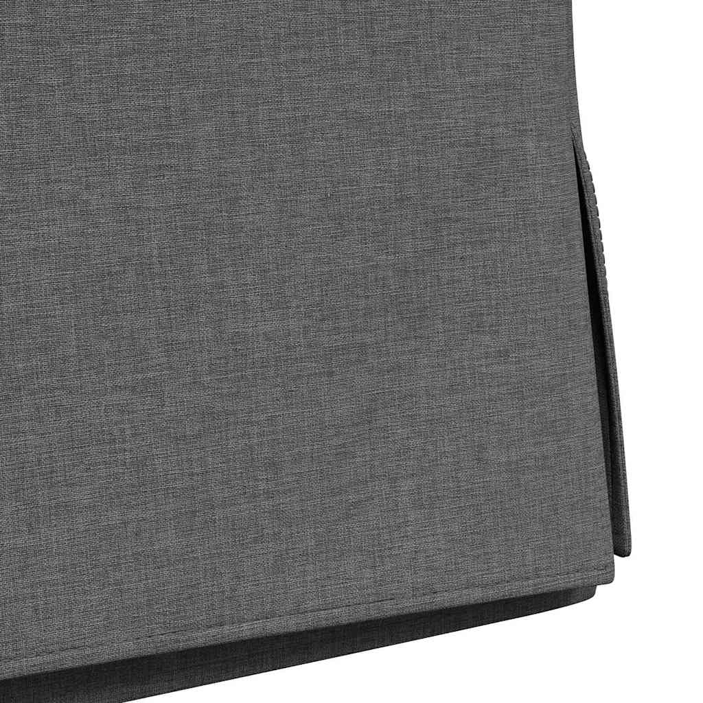 Esszimmerstühle 2 pcs Hellgrau 57 x 67 x 98 cm Stoff