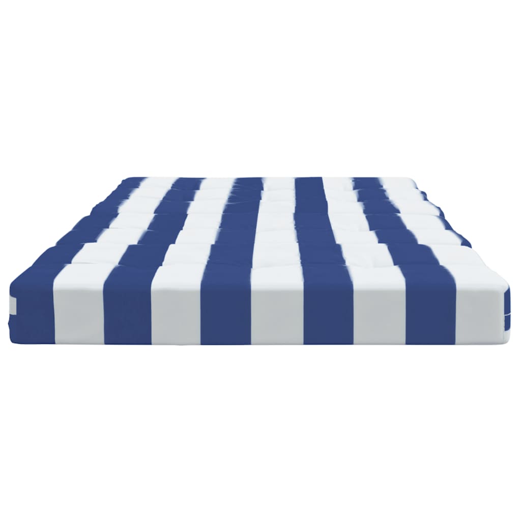 Liegestuhl-Auflagen 2 Stk. Creme Oxford-Gewebe