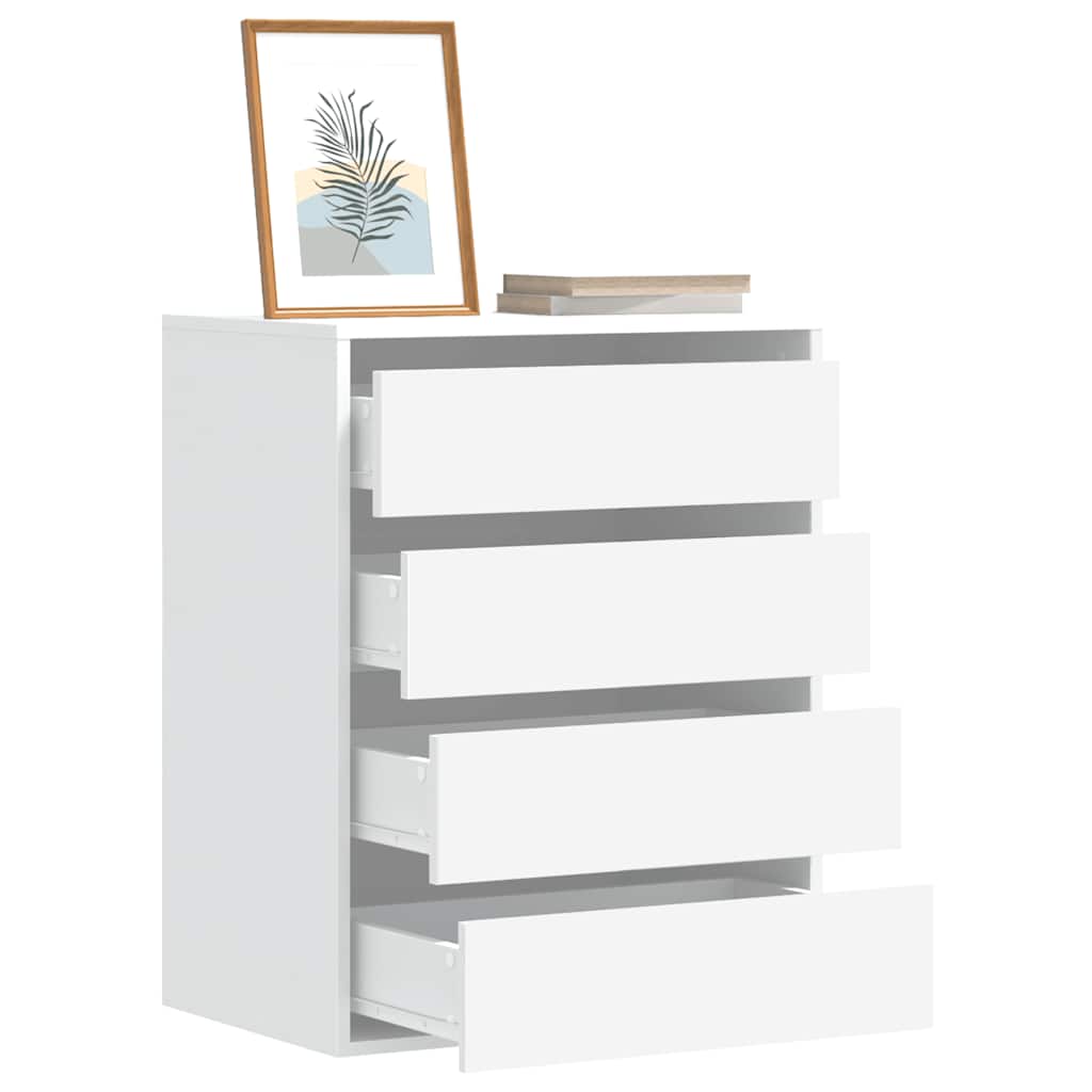 Schubladenschrank Schwarz Eichen-Optik 41 x 40 x 58 cm