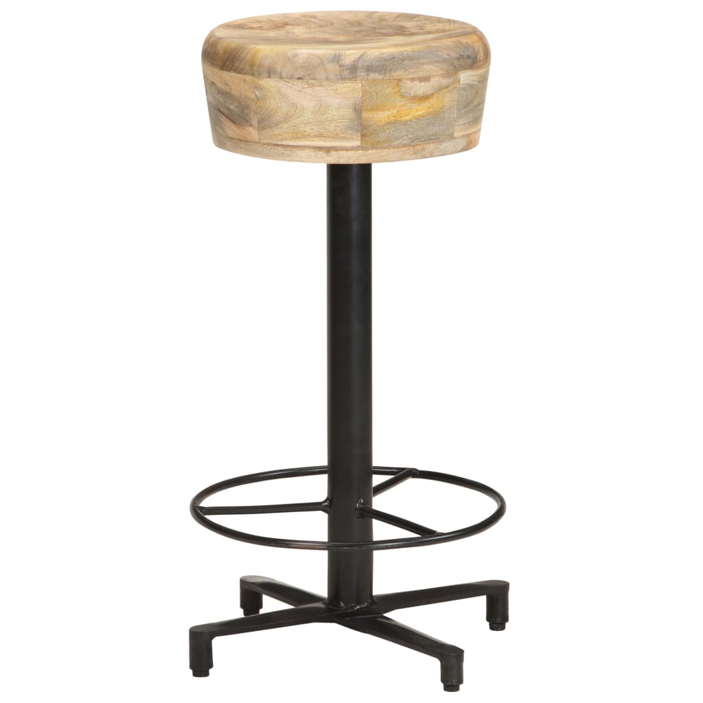 Barhocker 2 Stk. 52 cm Mango Massivholz