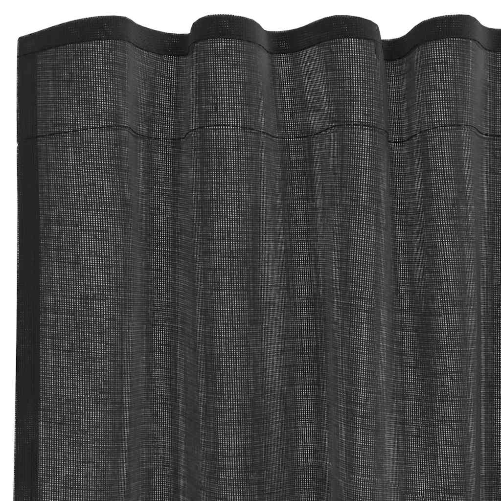 Voile Vorhänge mit Ösen 2 Stk. Apfelgrün 140x140 cm