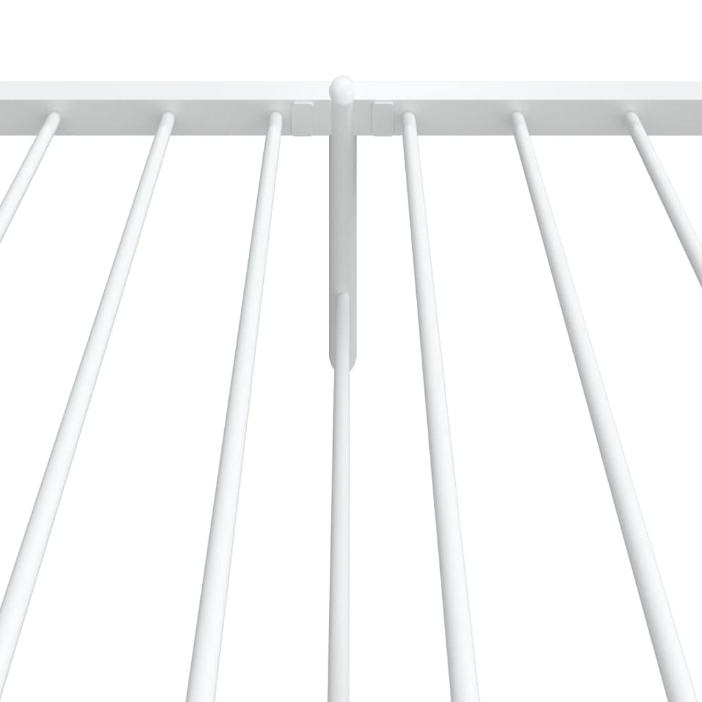 Bettgestell Metall Schwarz 75x190 cm