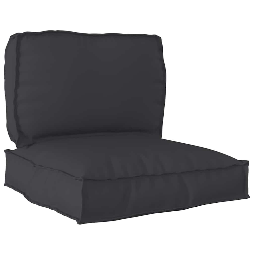 Palettenkissenset 2 pcs Anthrazit Oxford-Stoff