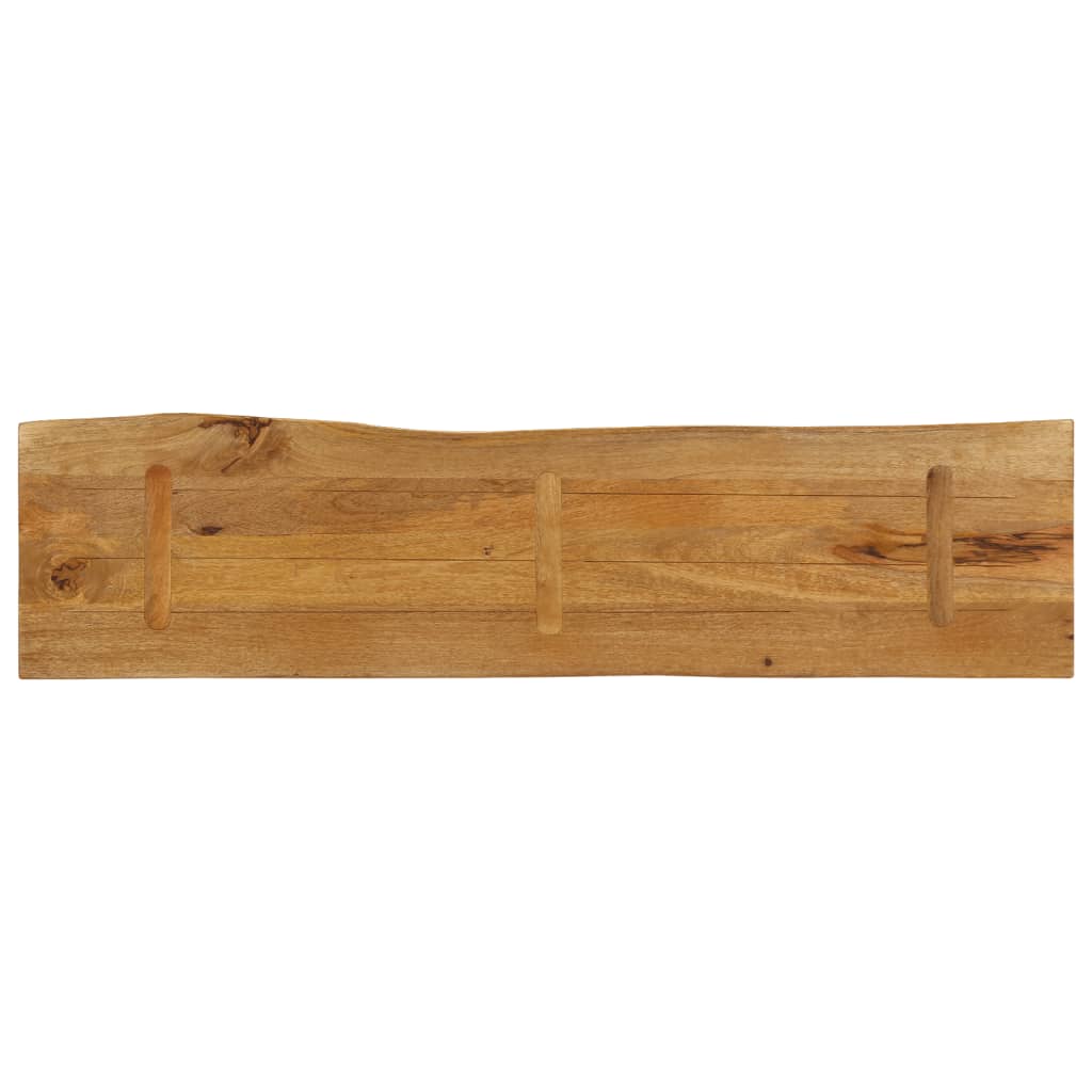 Tischplatte 40x40x2,5 cm Rechteckig Massivholz Akazie Baumkante