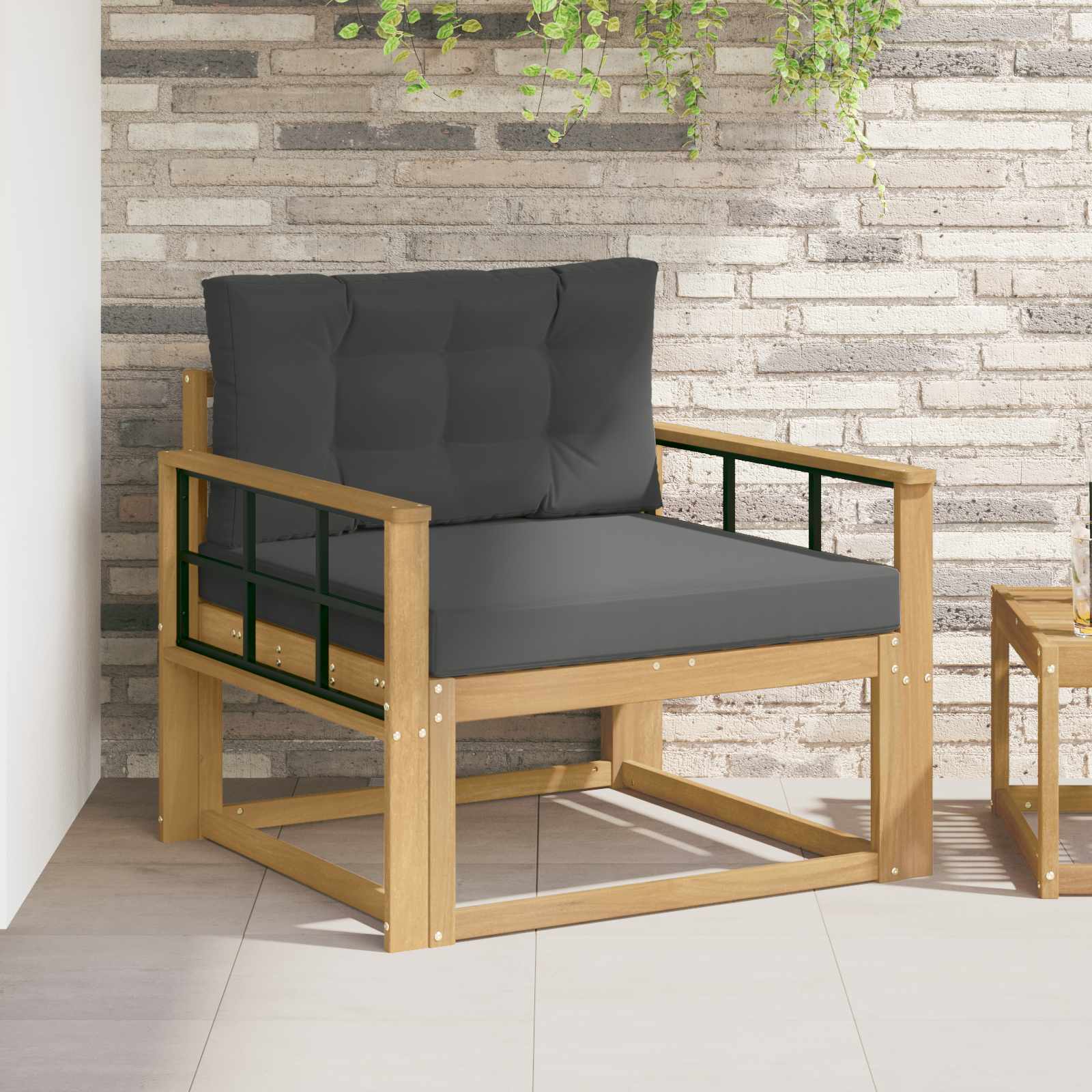 Outdoor Mittelsofa Natur