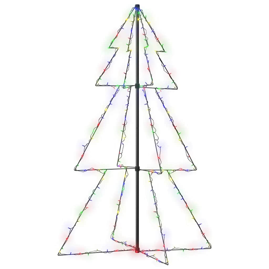 Weihnachtsbaum in Kegelform 160 LEDs Indoor & Outdoor 78x120 cm