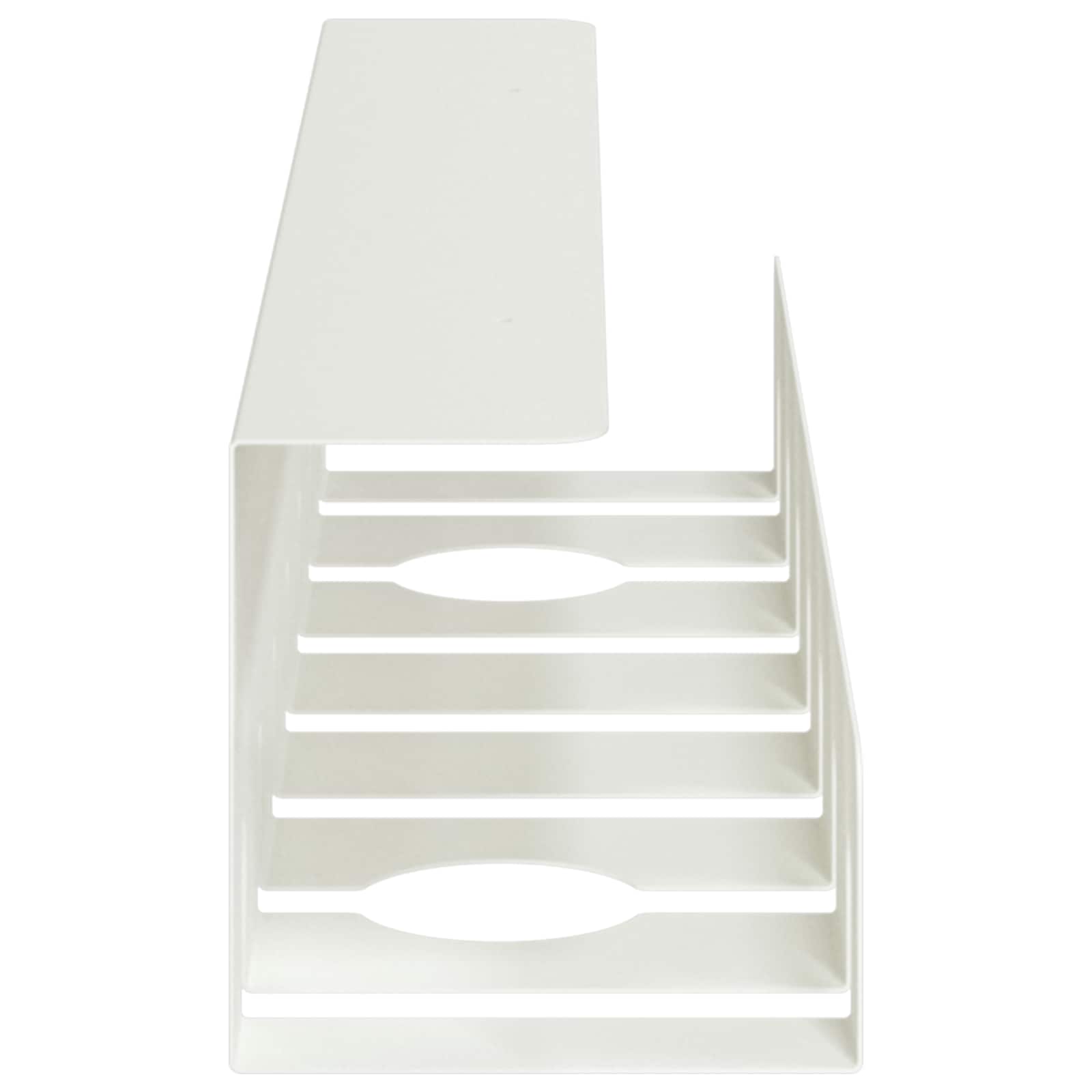 Unter dem Schreibtisch Kabelmanagement Tray 2 Stk. Anthrazit