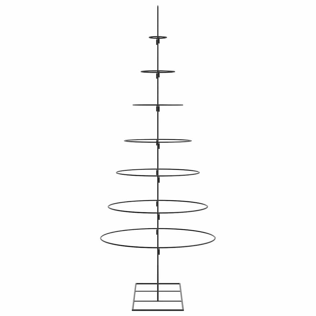 Metall-Weihnachtsbaum Deko Schwarz 60 cm