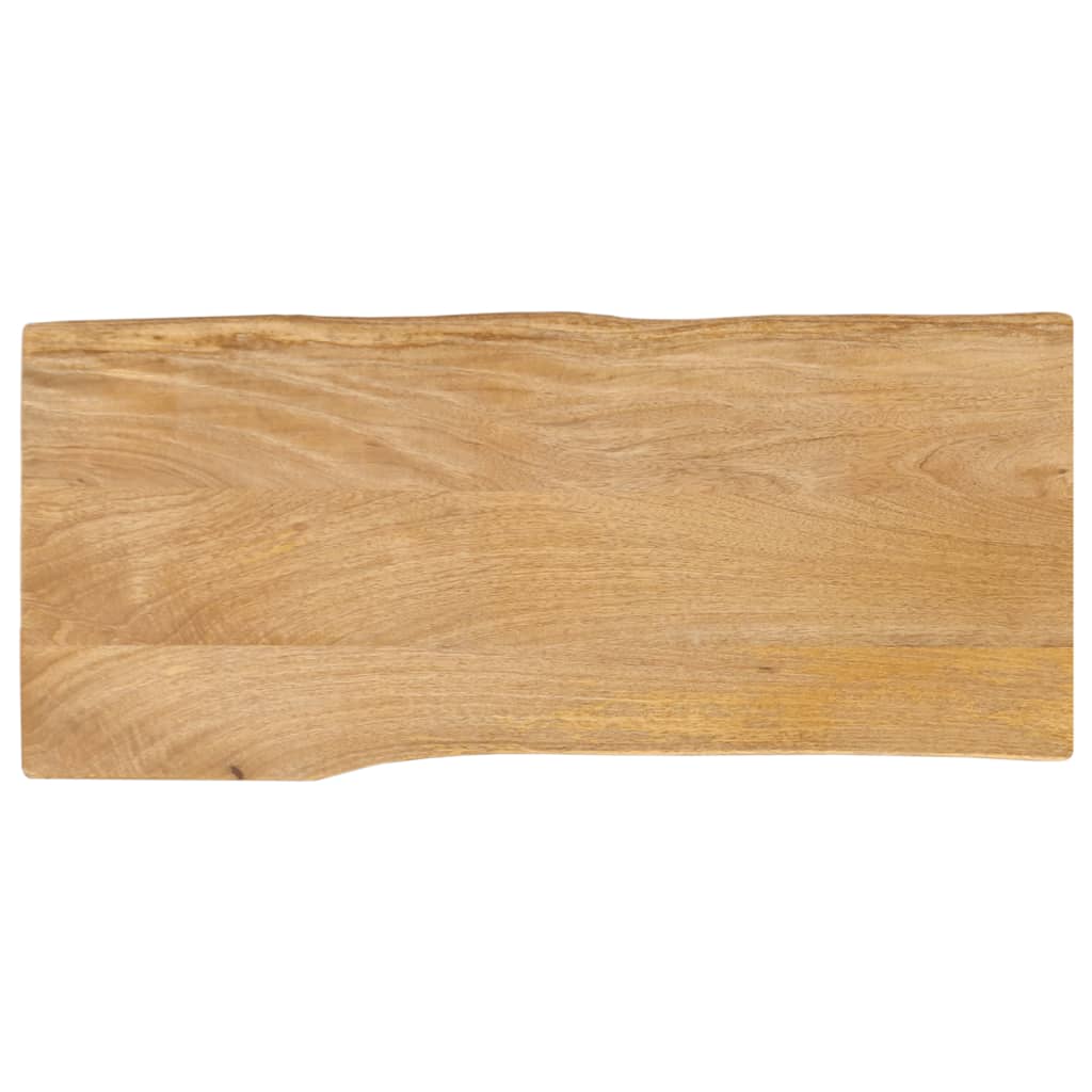Tischplatte 40x40x2,5 cm Rechteckig Massivholz Akazie Baumkante