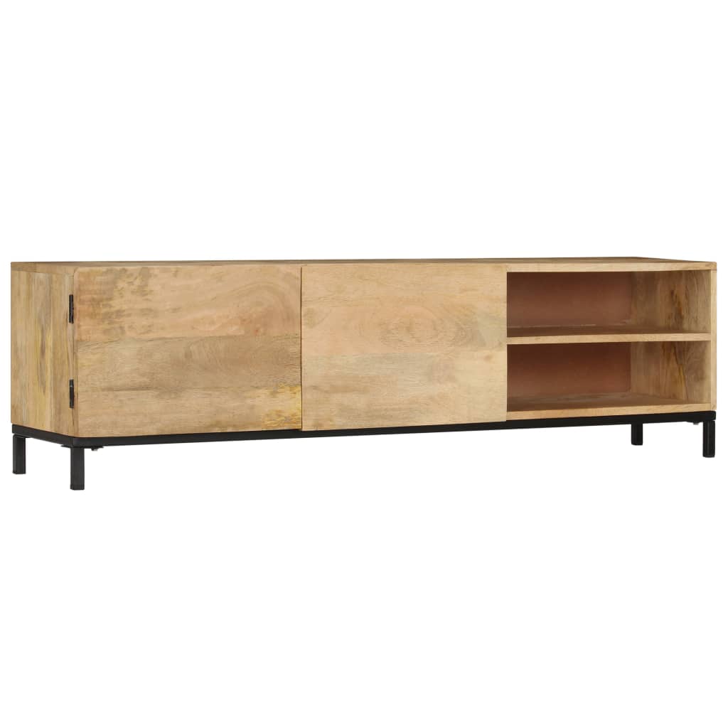 TV-Schrank 145x30x41 cm Massivholz Mango