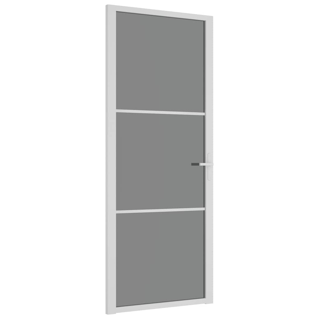 Innentür ESG Glas und Aluminium 76x201,5 cm Schwarz
