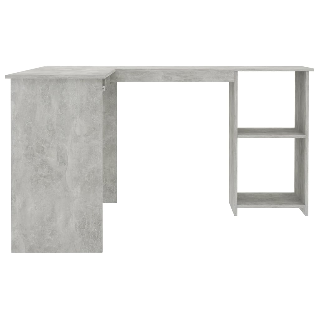 Eckschreibtisch in L-Form Weiß 120x140x75 cm Holzwerkstoff