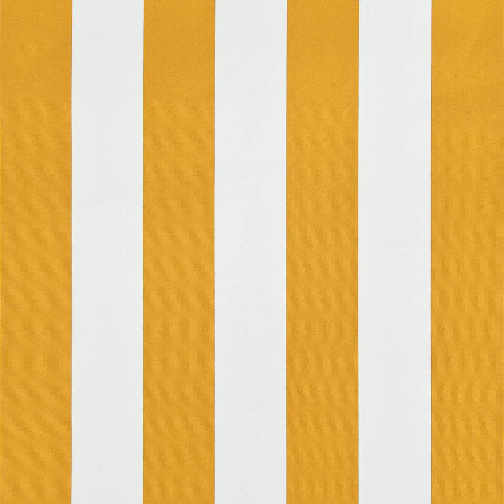 Einziehbare Markise 150×150 cm Blau und Weiß