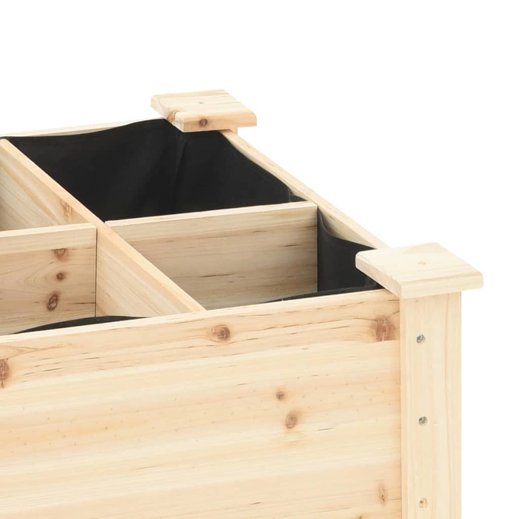 Garten-Pflanzgefäß mit Regal Beige 71 x 37 x 76,5 cm